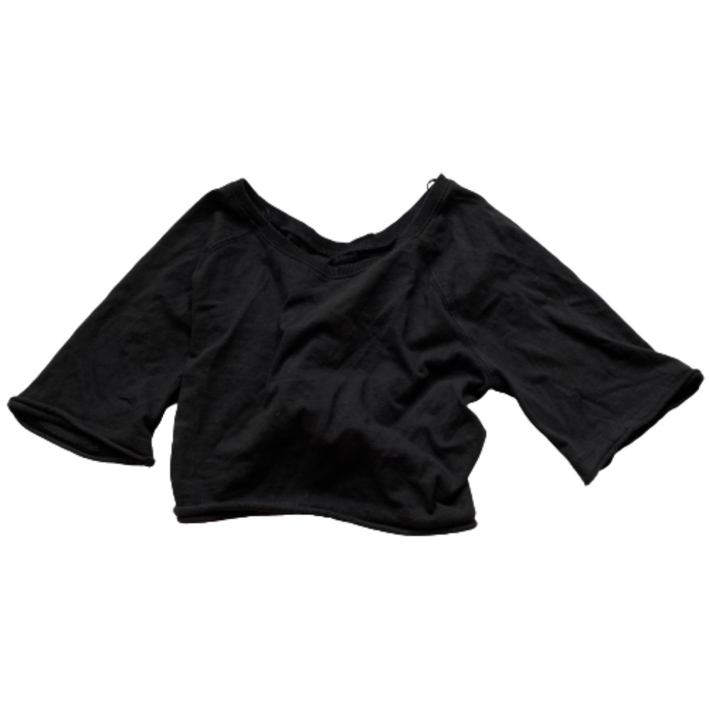 We the Free Cropped Tie Back Tee